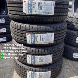 215/60/16 Kumho Set of Tires Installed and Balanced Set de Llantas Nuevas Instaladas y Balanceadas