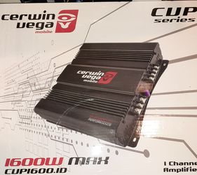 Brand new CerwinVega amplifier 1600.1d