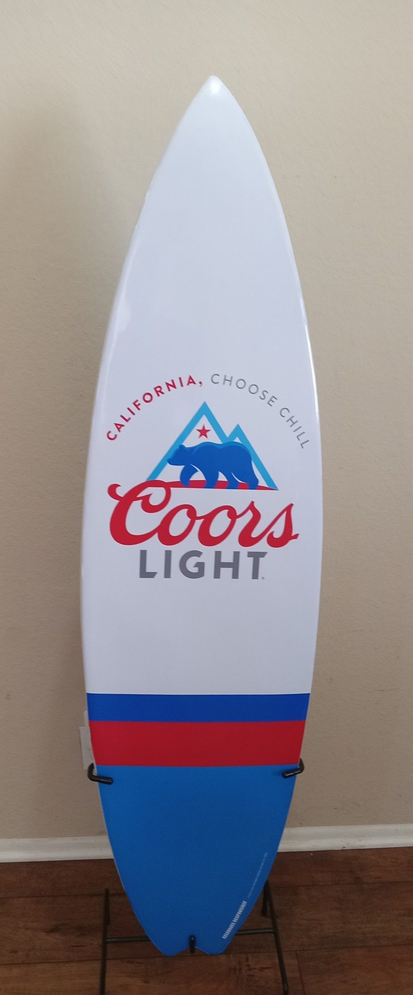 Coors Wooden Surfboard