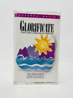 Juan Carlos Alvarado “ Glorifícate” Cassette Hosanna  Music - Spanish Christian