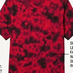 Tye Dye Red Black 35.00 OBO 