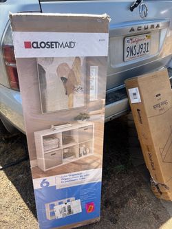 ClosetMaid 6-Cube Organizer – Bleached Walnut