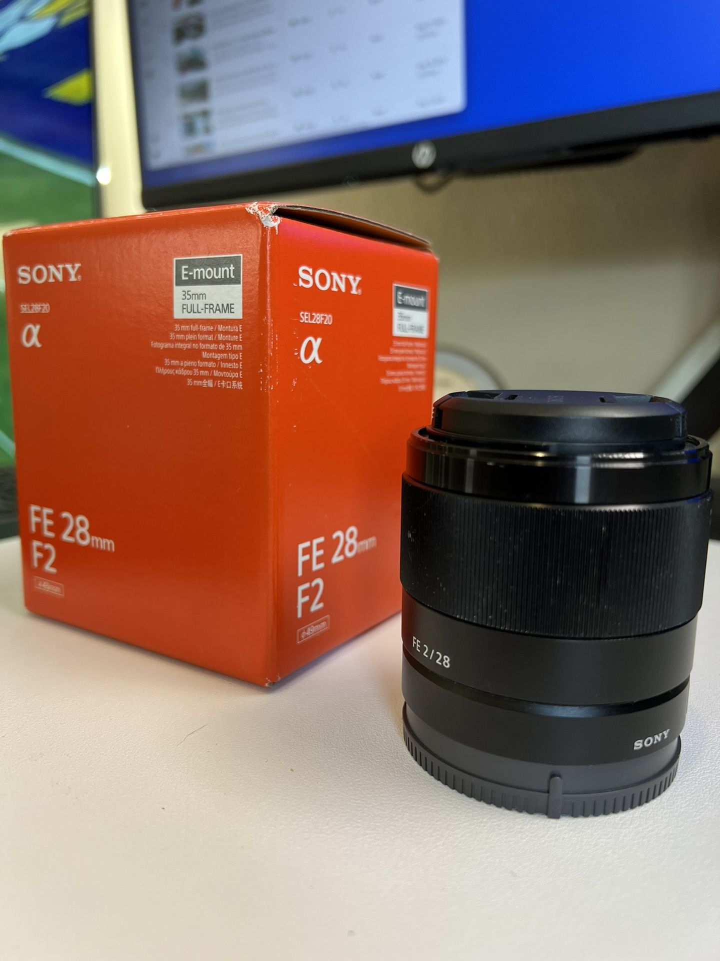 Sony FE 28mm F2 Lens 
