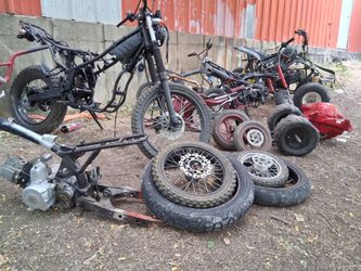 Dirt Bike and ATV Parts Lot