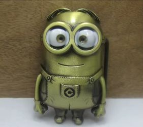 Minions belt buckle approximately 3" SHIPPING AVAILABLE