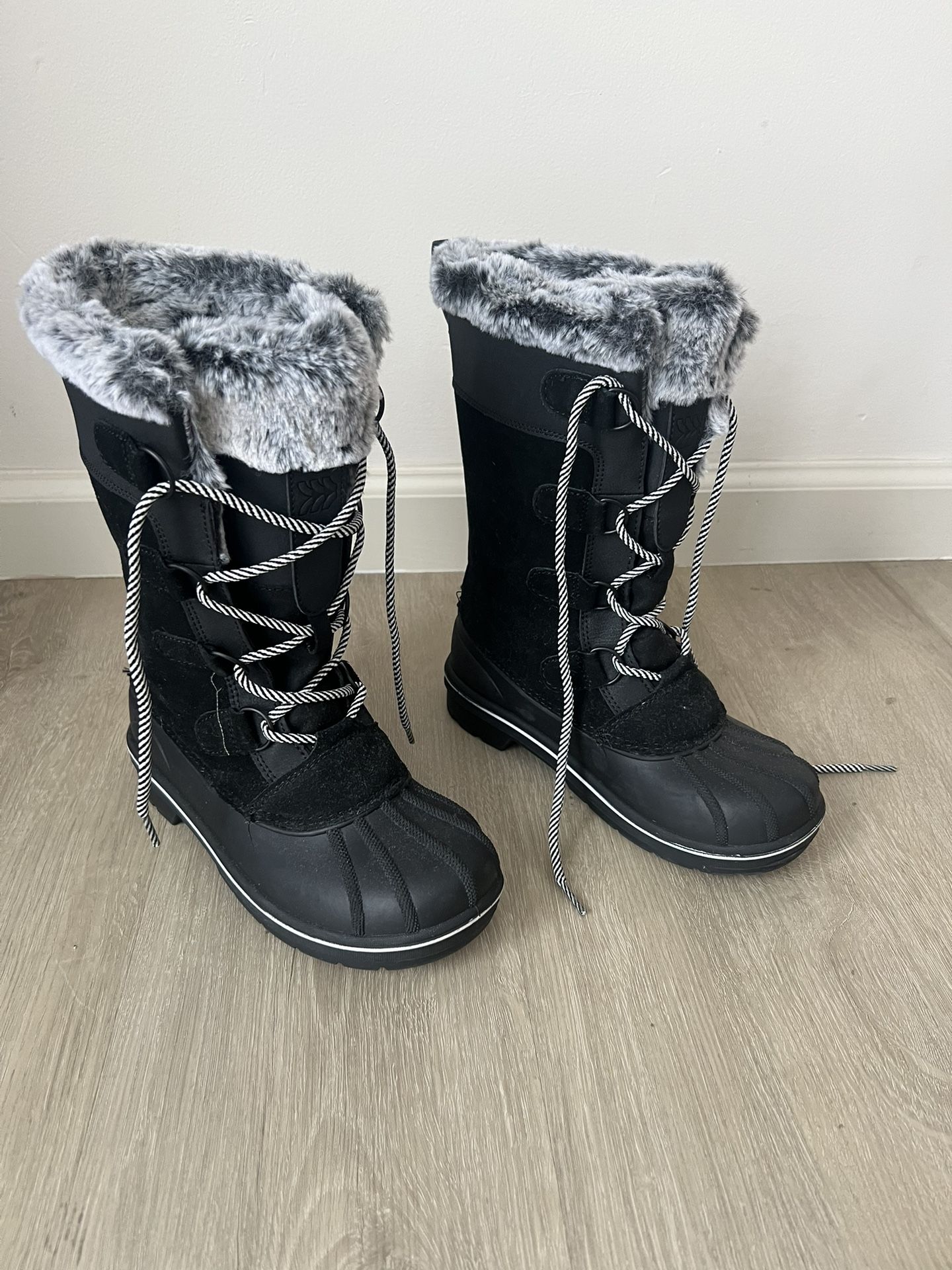 Toddler Girls Snow Boots - Size: 3