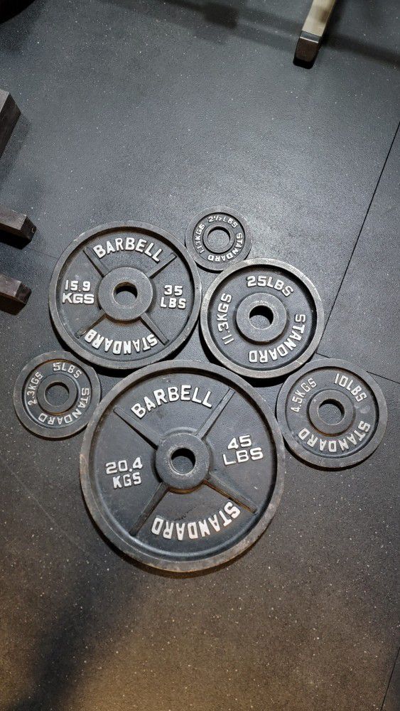 Barbell Standard Weight Plates Set