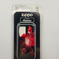 Zippo Lighter 5 Display Flames — Closed Shop Inventory 