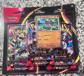 Pokémon Mega Evolution Pitch Black 3-Pack Blister