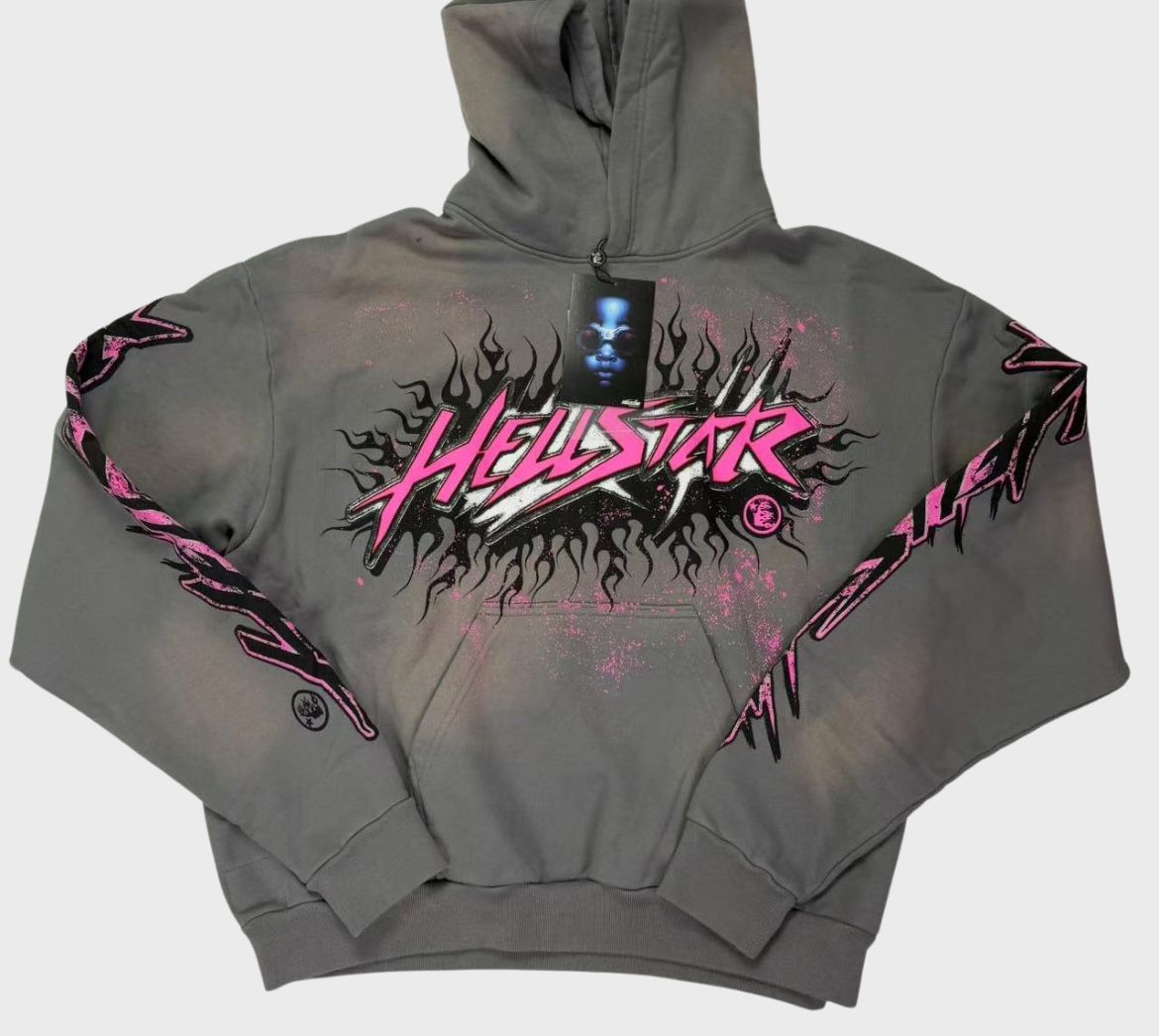 Hellstar grey hoodie
