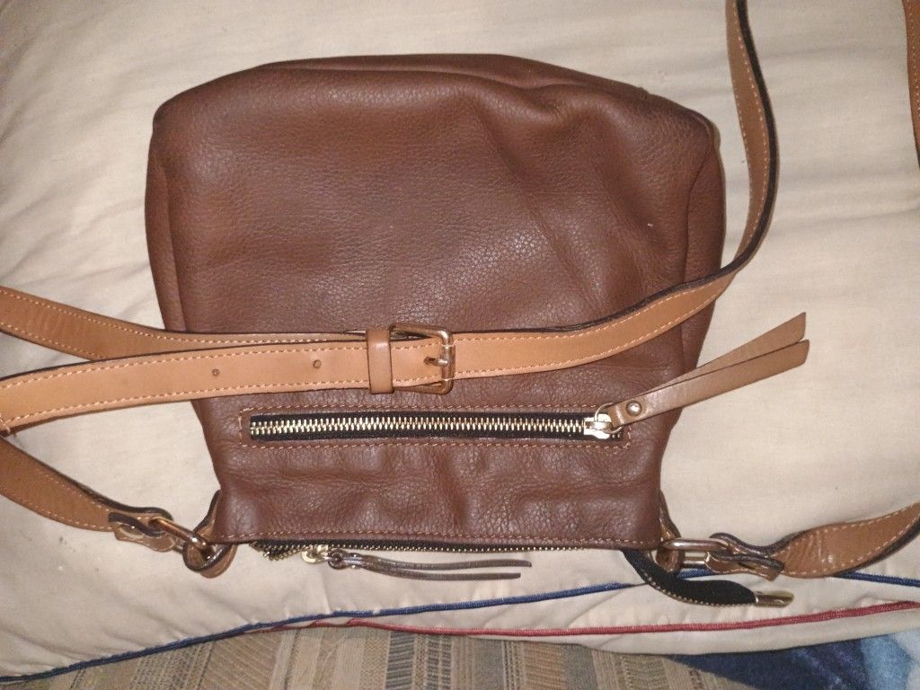 Brown Italian Leather Bag