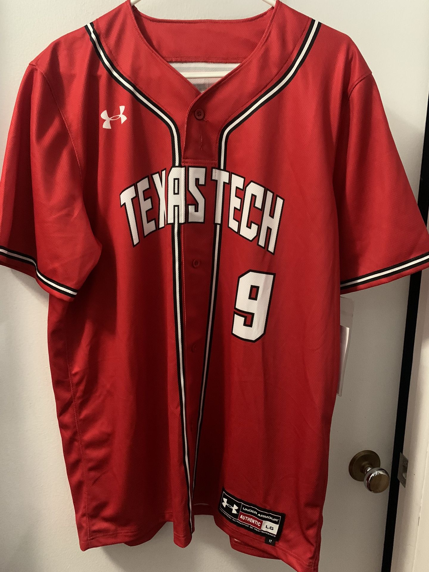 Texas Tech Baseball Jersey 