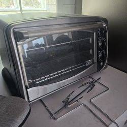 Toaster Oven Rotisserie Stainless Steel