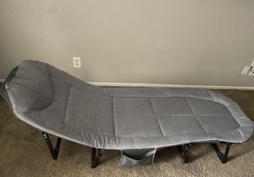 Bed cot sleeper or can be used as lawn chair