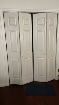 Closet doors for laundromat or regular closet