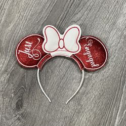 Custom Embroidered Mickey Ears 