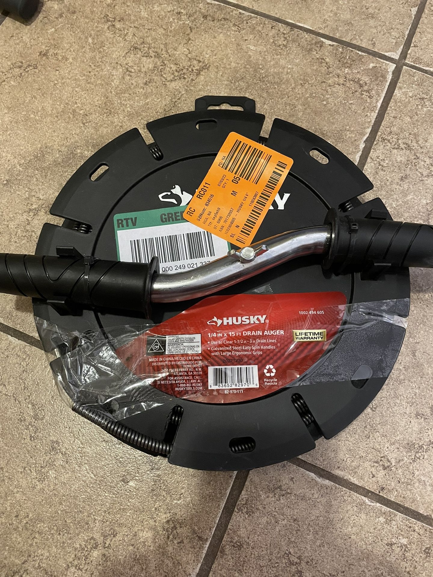 New 1/4" x 15 Feet Drain Auger for Sale in El Paso, TX OfferUp