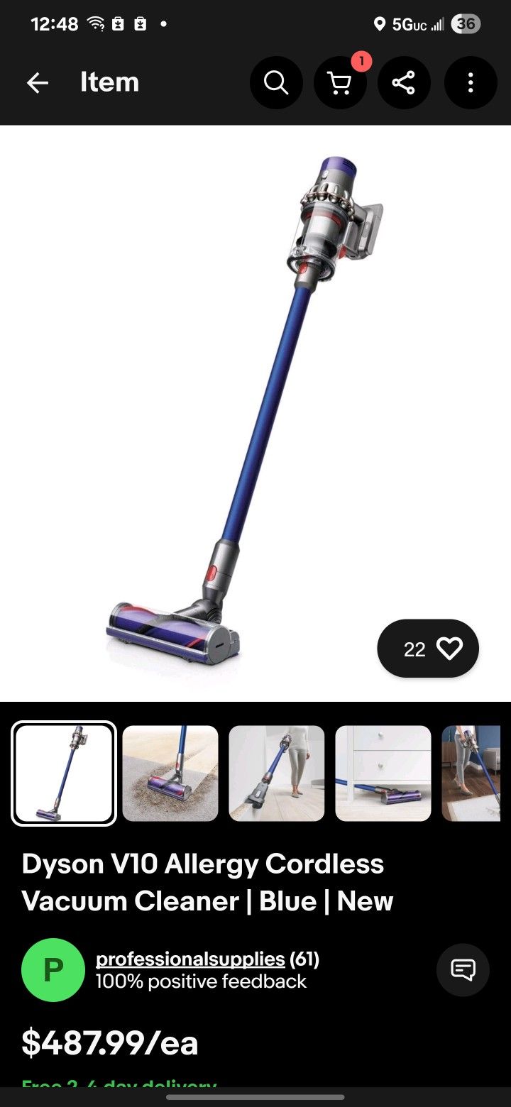 Dyson Cyclone V10 Animal Cordless Vacuum