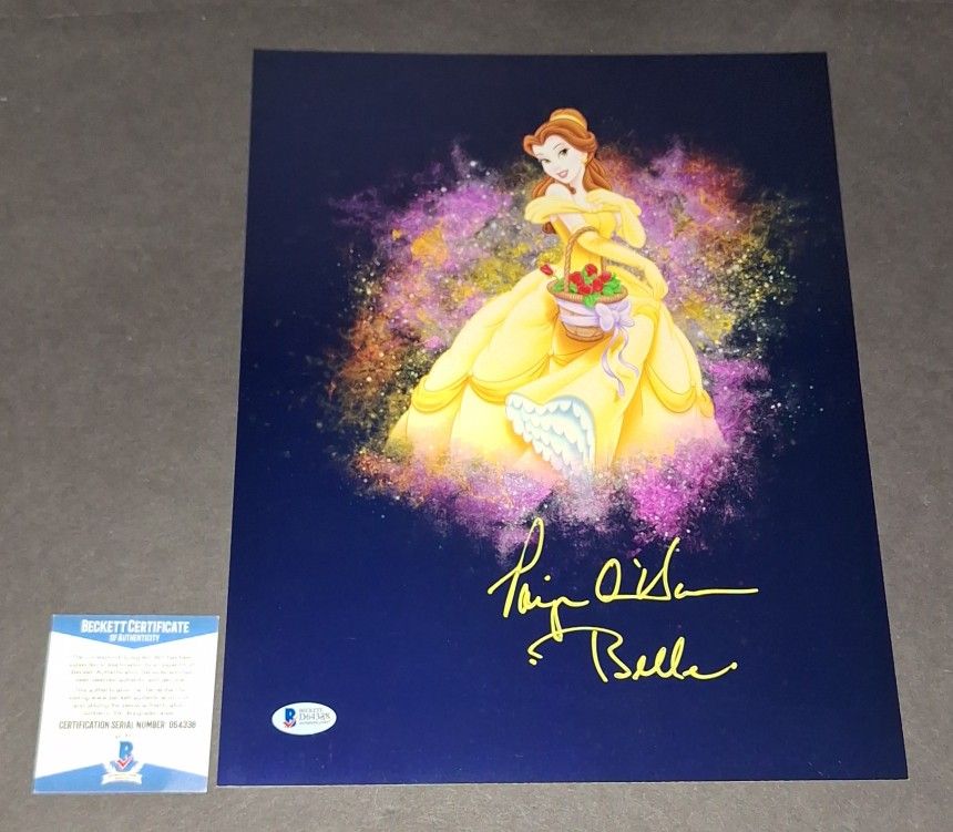 🔥 Paige O'hara autographed 11x14 Beckett COA 🔥