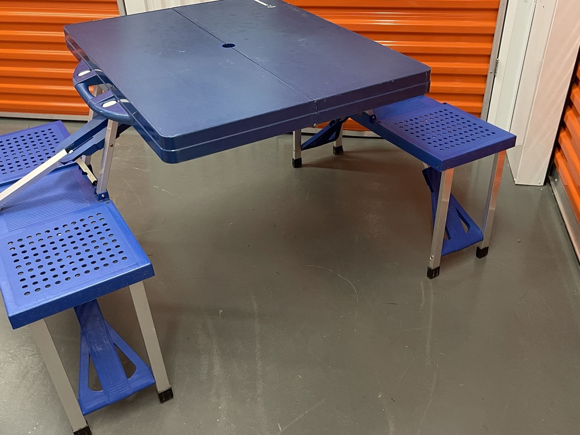 Portable , Foldable Camping Table With Seats