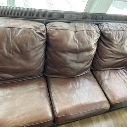 Leather Couch 
