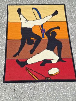 Rug Tapestey Woven Copeira Brazil Dance