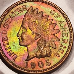 1905 Indian Head Cent DDR-002 SNOW-002