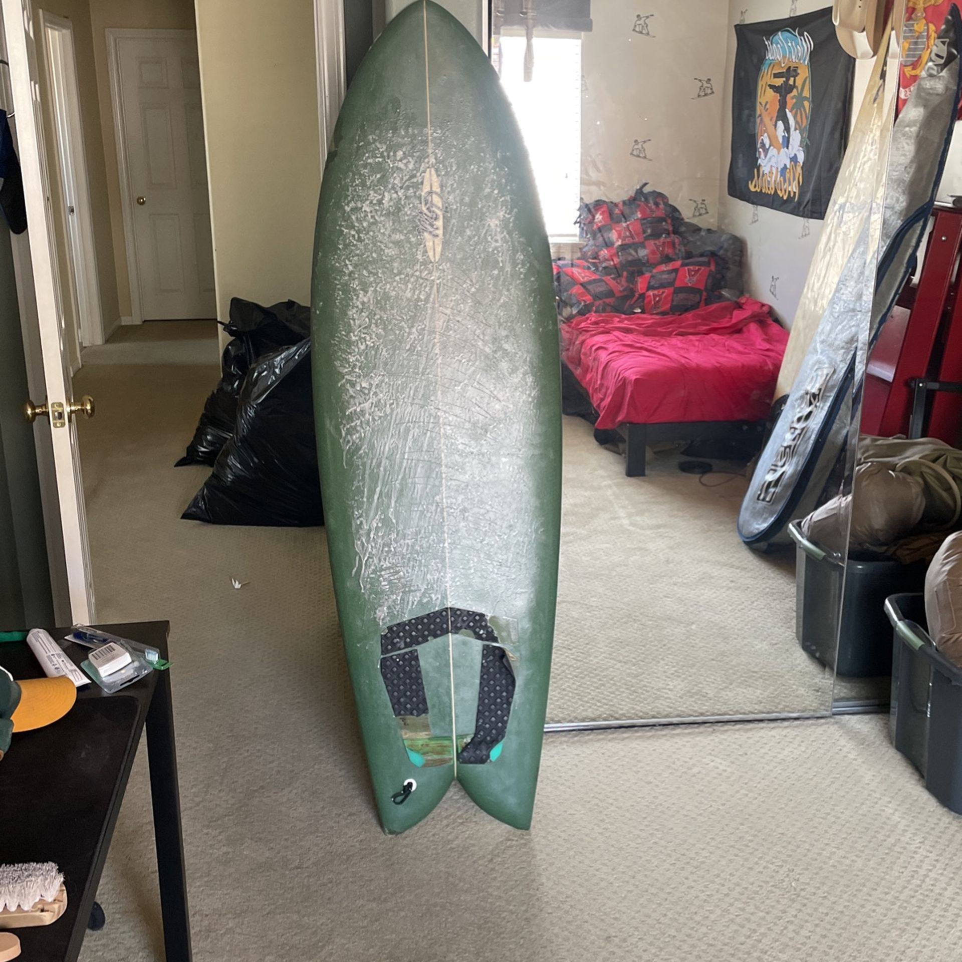 Surfboard 6ft Quad Fin.