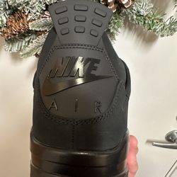 New Nike Air Jordan 4 Black Cat Size 12