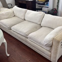 2 free off white sofas. Very comfortable sofas.