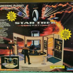 Vintage 1994 Playmates #6108 Star Trek Generations Engineering Playset