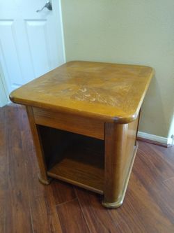 Wooden Nightstand / End Table by Schnadig