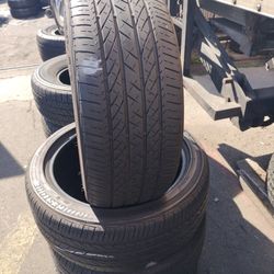 Set of four used tires 235/45-18