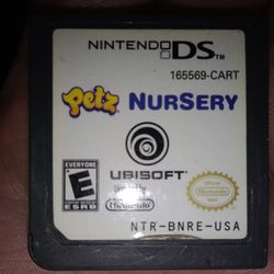 Petz Nursery For Nintendo DS 