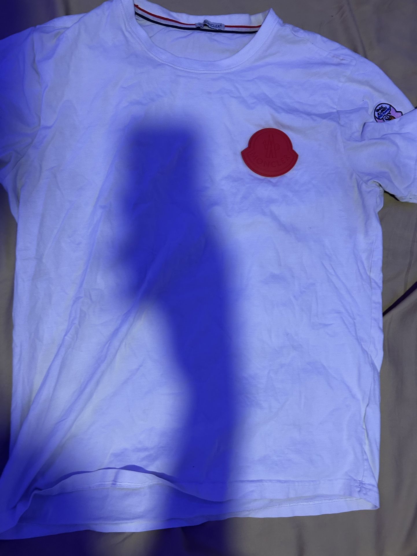 White Moncler T Shirt