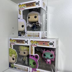 Fairy Tail Anime Funko Pops 