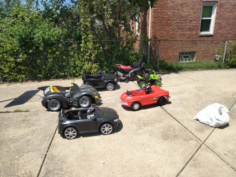 Grandkids Power Wheels That They've Out grew