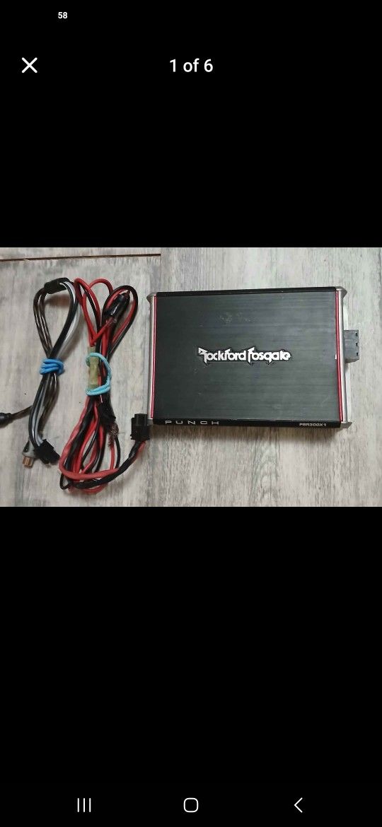 Rockford Fosgate PBR300X1 Punch 300 Watt Mono Amplifier