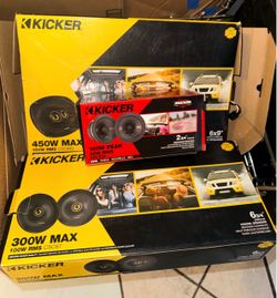 Kicker Car Speaker Bundle – CSC693, CSC67, KSC270