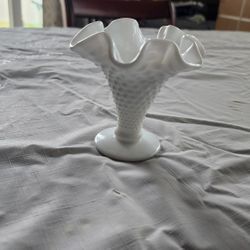 Mini Fenton Hobnail Vase Vintage