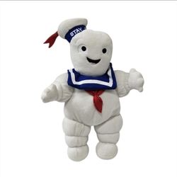 Spirit Halloween Ghostbusters Plush Marshmallow Man Stay Puft 10" Wrist Strap