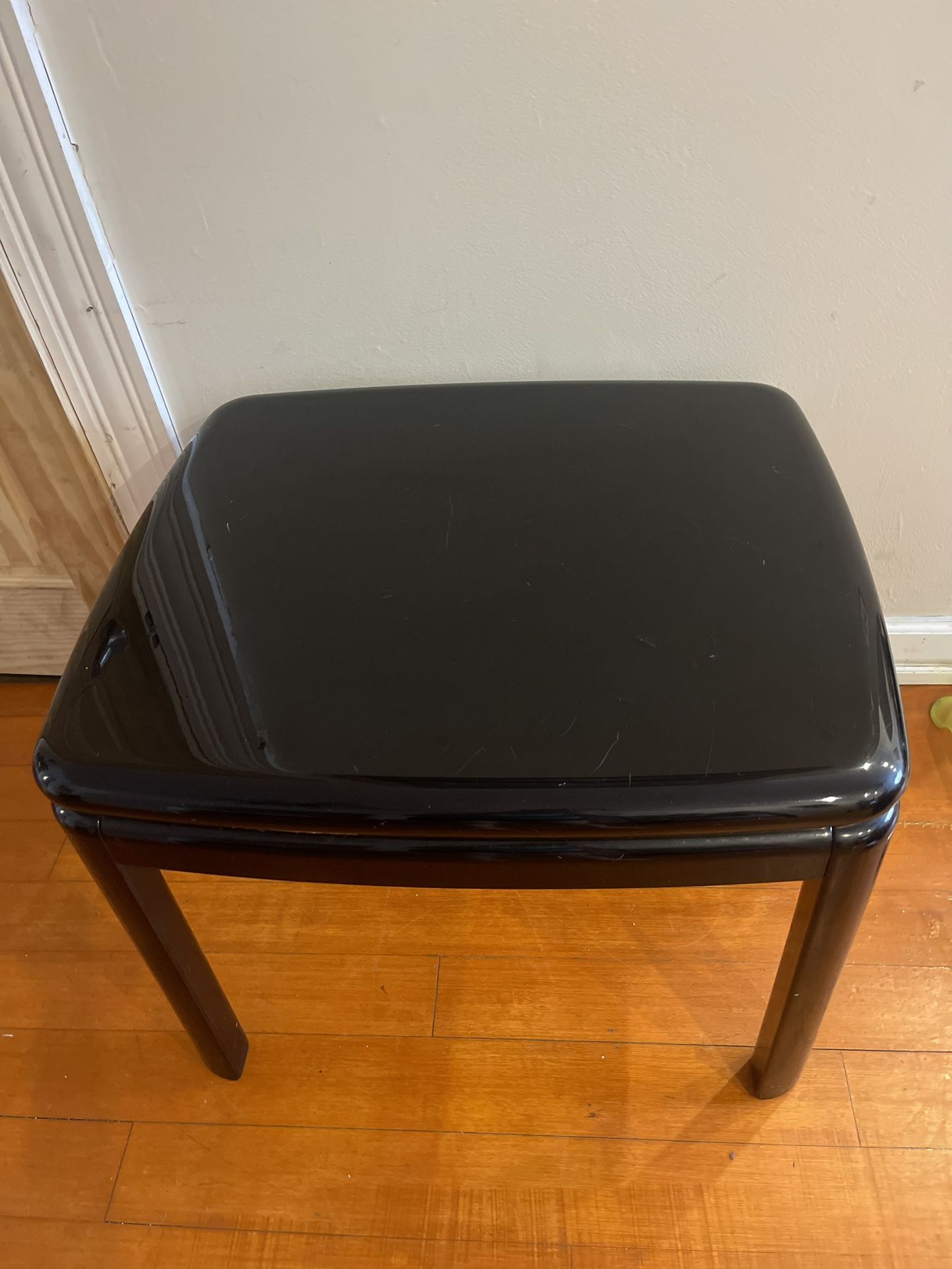 Black Lacquer Side Table