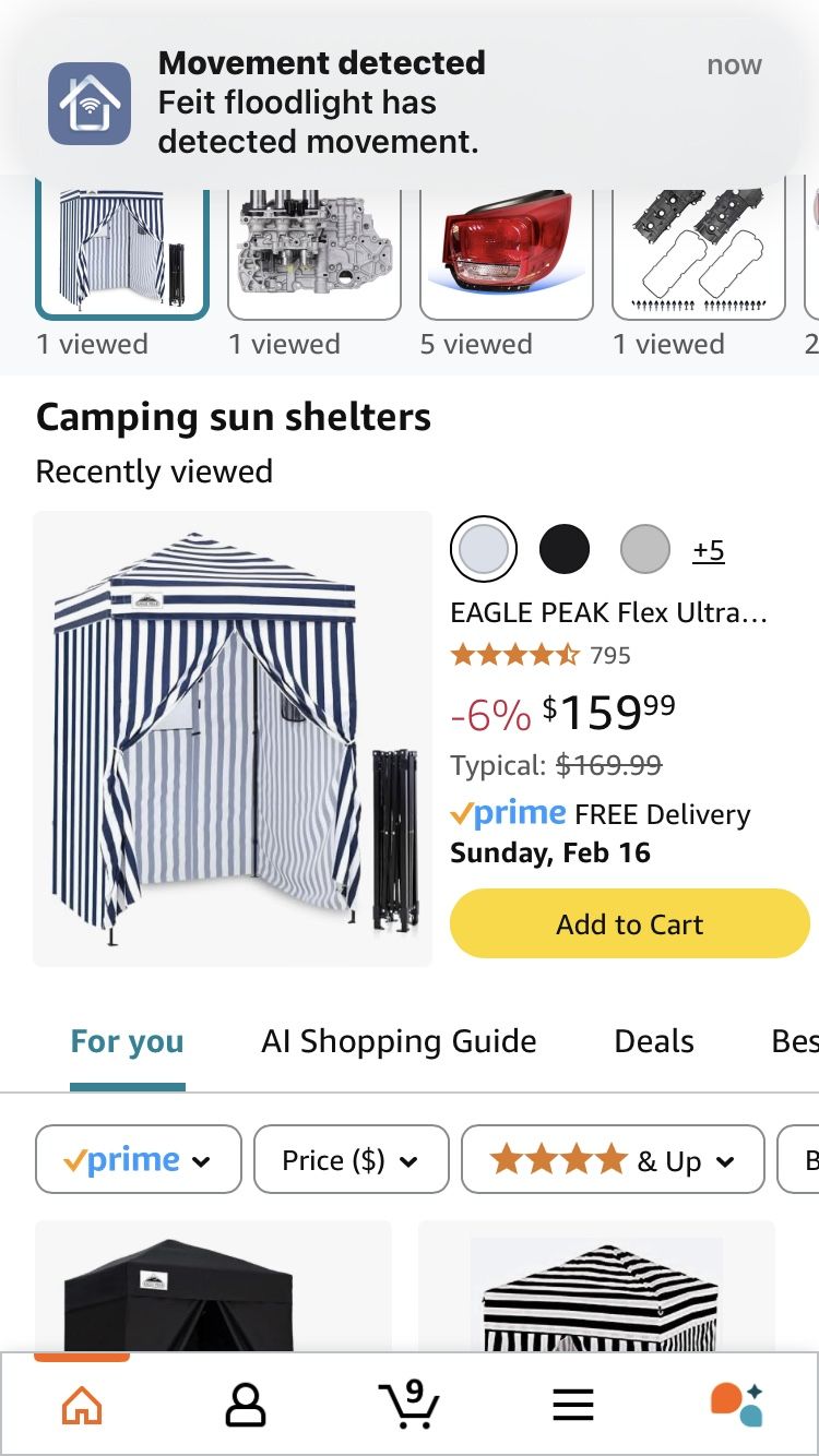 Portable Canopy /Changing Room 4x4