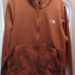 The North Face Women's Sweater With Zipper /jacket Size XL / X-Large, Pink/Mahogany 
