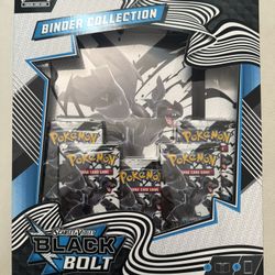 Pokémon Scarlet & Violet Black Bolt Binder Collection NEW Sealed SELL/TRADE