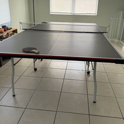 Ping Pong Table Paddles And Balls Included 