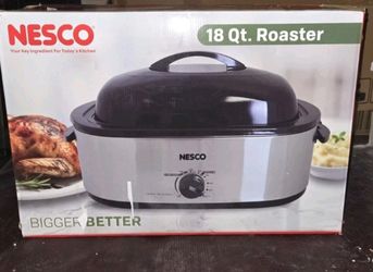 NESCO 18-Quart Roaster Silver
