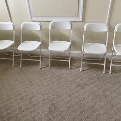 8 new folding chairs