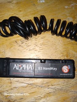 Alpha S3 Hand Key For Use On Locking Box Case& Spider Sound Alarm & Magent Ink Tags