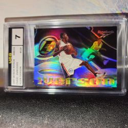 1997 Skybox Reebok Allen Iverson Chase Embossed Foil Basketball HOFER UCG 7 NM